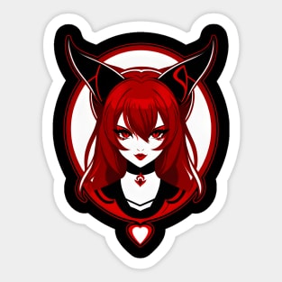 She Devil Red 1 Sticker